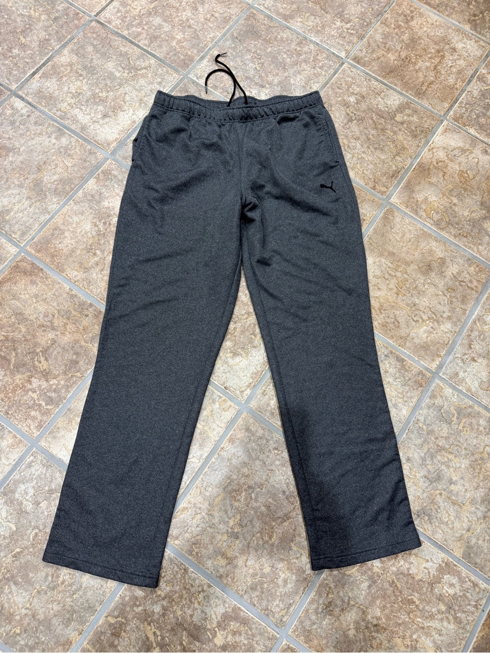 Puma Men's Charcoal Gray Jogger Sweatpants